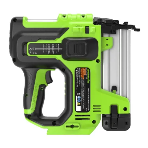 Гвоздезабивной пистолет Greenworks GD24BN 24V 3400707 бесщеточный аккумуляторный — детальное фото